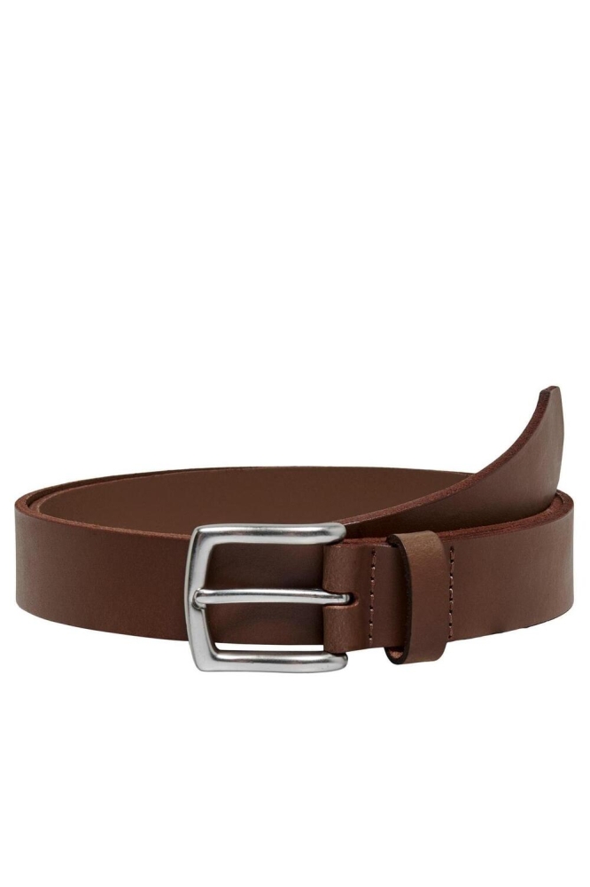 ONSBOON SLIM LEATHER BELT NOOS 22023589 COGNAC